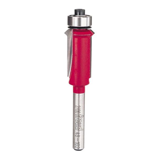 Freud 48-102 5/8-Inch Flush Trim & V Groove Router Bit - 1/4-Inch Shank, For Laminated Tops & Trim