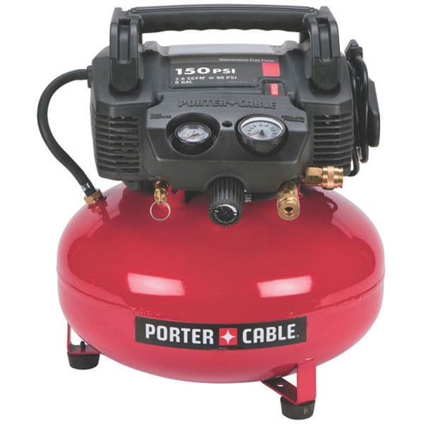 6 Gallon Oil-Free Pancake Air Compressor - 4/5 HP - 150 PSI alt 0