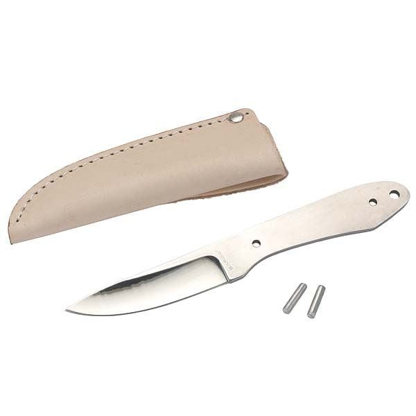 Semi-Skinner Fixed Blade Knife for Hunting and Fishing - 7-1/4" - Unfinished Kit alt 0