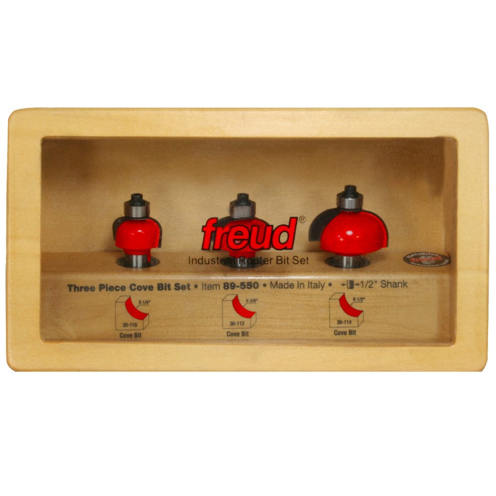 3 Piece Cove Bit Set alt 0