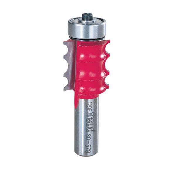 80-578 Triple Beading Router Bit 1/2" Shank 3/16" R1 1/8" R2 alt 0