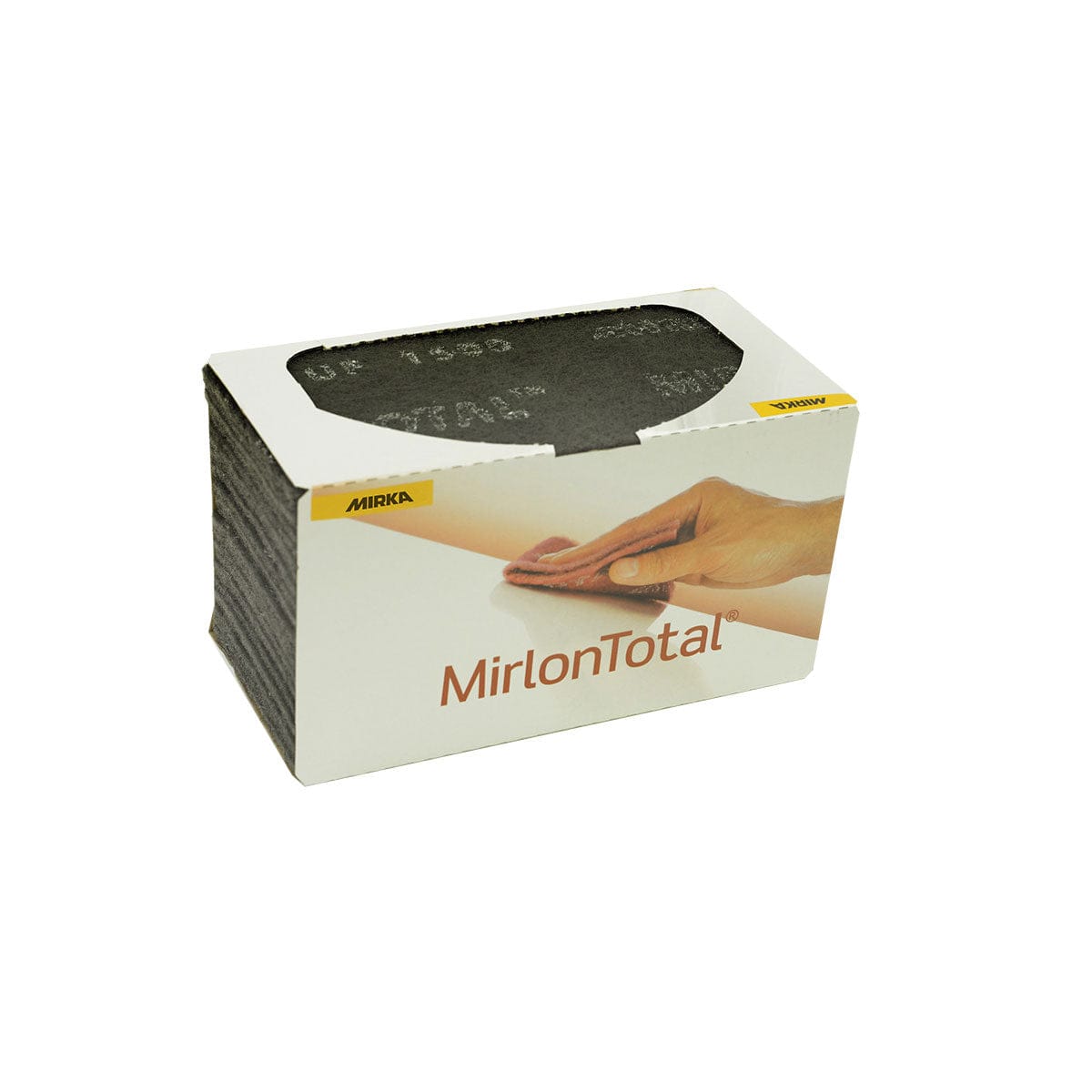 Mirlon Total 4-1/2" x 9" Micro Fine Scuff Pad Gold 25 pk alt 0