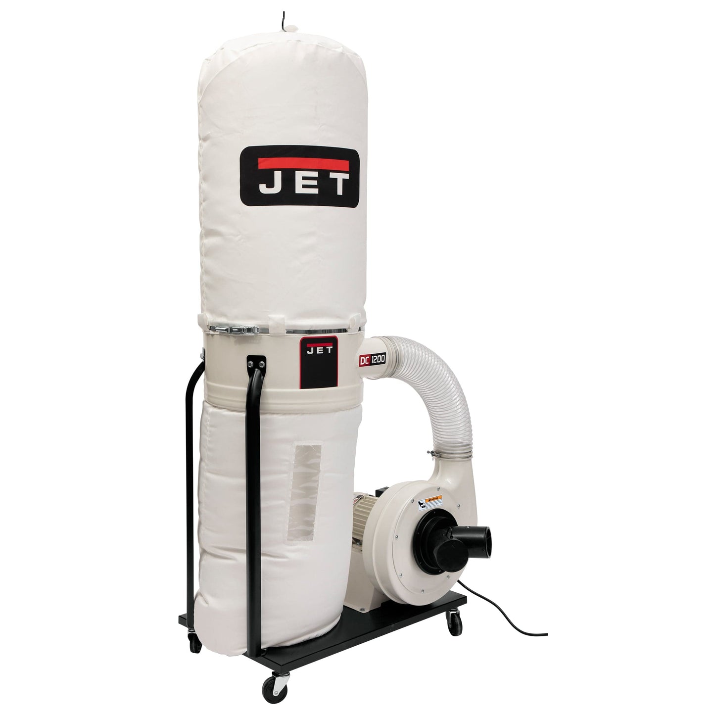 Vortex Cone Dust Collector with 30-Micron Bag Filter Kit - 2 HP 1 Ph 230V - DC-1200VX-BK1 alt 0