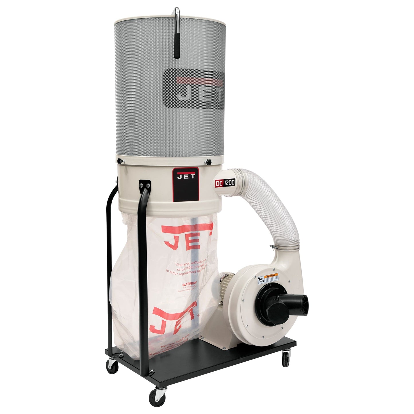 Vortex Cone Dust Collector with 2-Micron Canister Kit - 2 HP 3 Ph 230/460V - DC-1200VX-CK3 alt 0