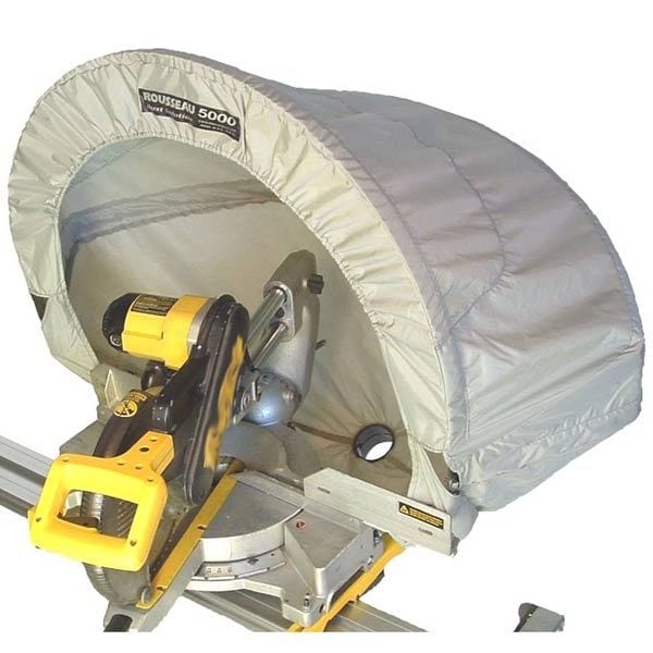 miter saw dust collection tent Rousseau 5000 Miter Saw Dust Solution