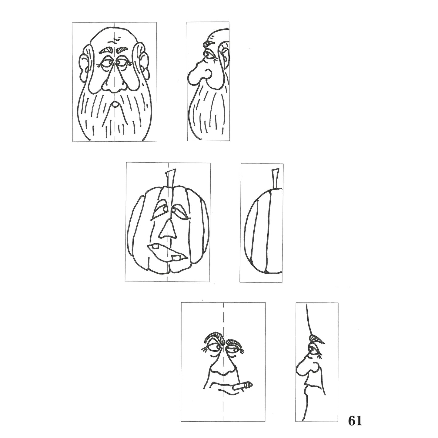 Carving Caricature Bookmarks alt 0