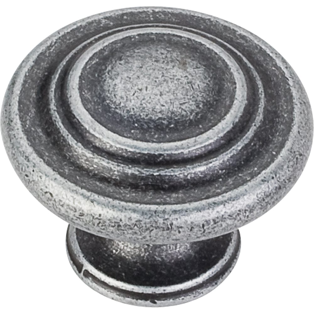 Arcadia Knob, 1-5/16" Dia., Distressed Antique Silver alt 0