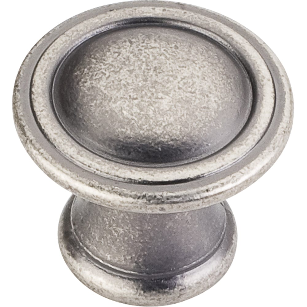 Cordova Knob, 1-3/16" Dia., Distressed Pewter alt 0