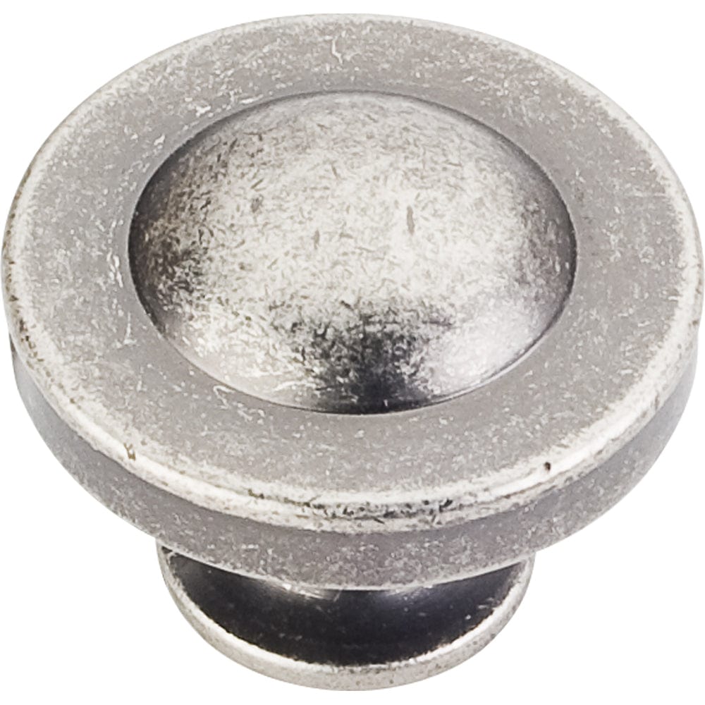 Cordova Knob, 1-1/4" Dia., Distressed Pewter alt 0