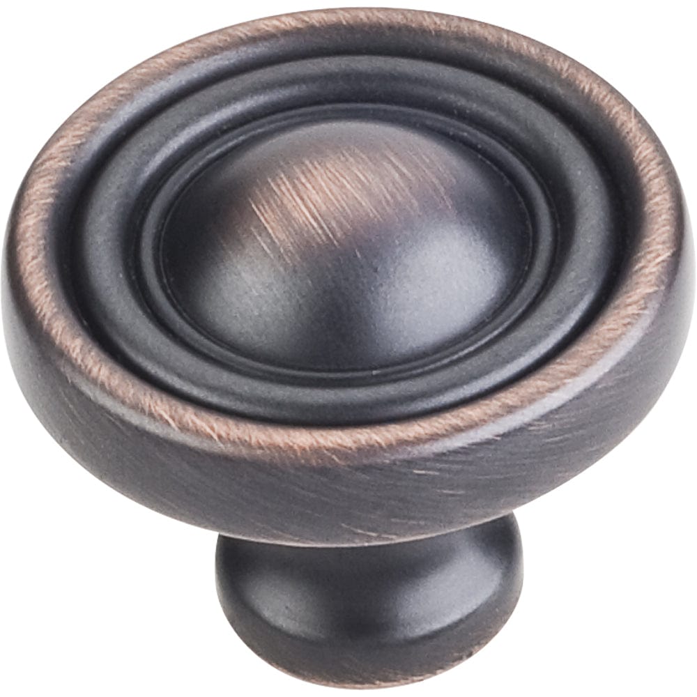 Bella Round Knob, 1-3/8" Dia., Brushed Oil Rubbed Bronze alt 0