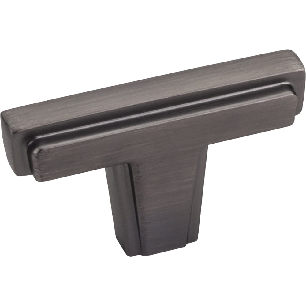 Lexa Knob, 2" O.L., Brushed Pewter alt 0