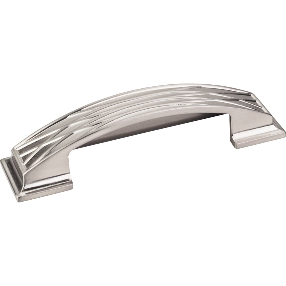 Aberdeen Lined Cup Pull, 96 mm C/C, Satin Nickel alt 0