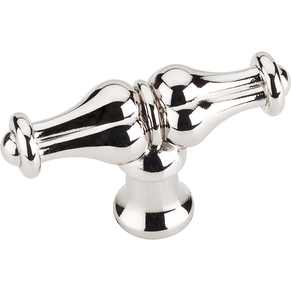 Bella "T" Knob, 2-1/4"  O.L., Polished Nickel alt 0