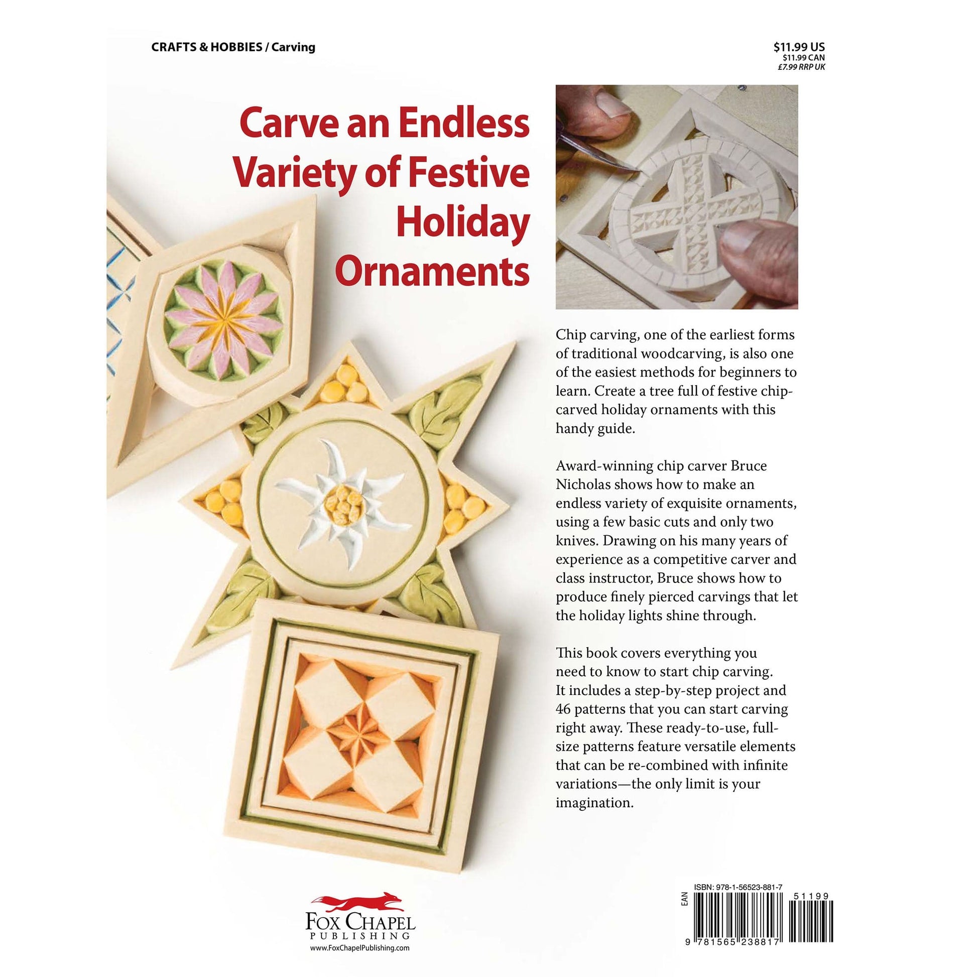 Chip Carved Christmas Ornaments alt 0