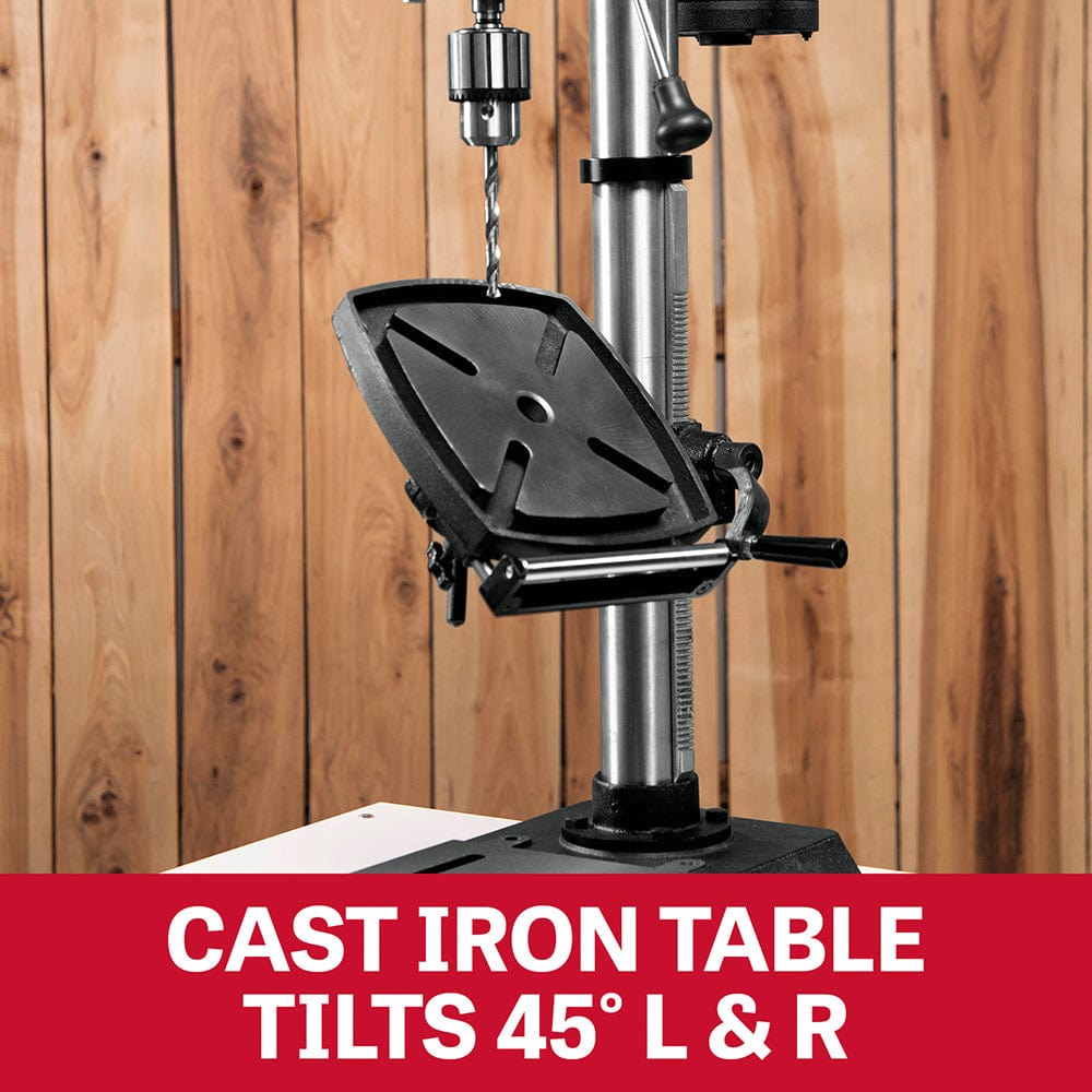 12" Benchtop Drill Press - 1/2 HP 1 Ph 115V - JWDP-12