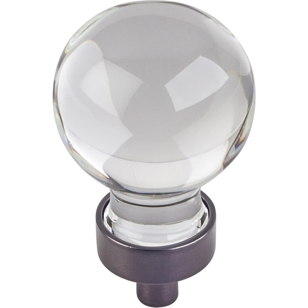Harlow Small Sphere Glass Knob, 1-1/16" Dia Brushed Oil Rubbed Bronze alt 0