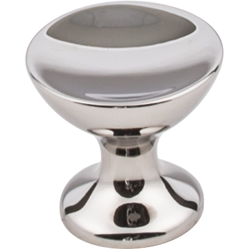 Rae Small Knob, 1-1/16" Dia Polished Nickel alt 0