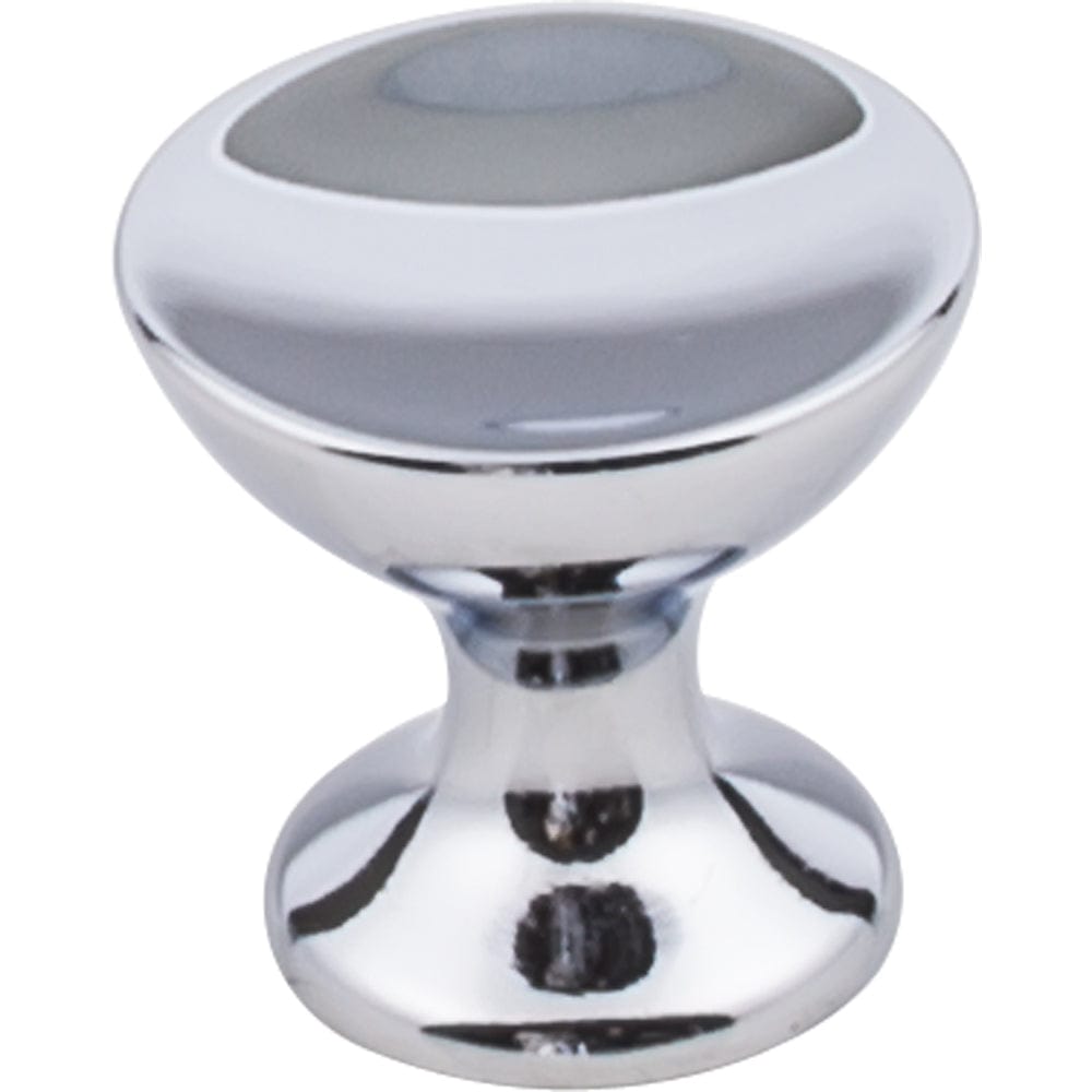 Rae Small Knob, 1-1/16" Dia Polished Chrome alt 0