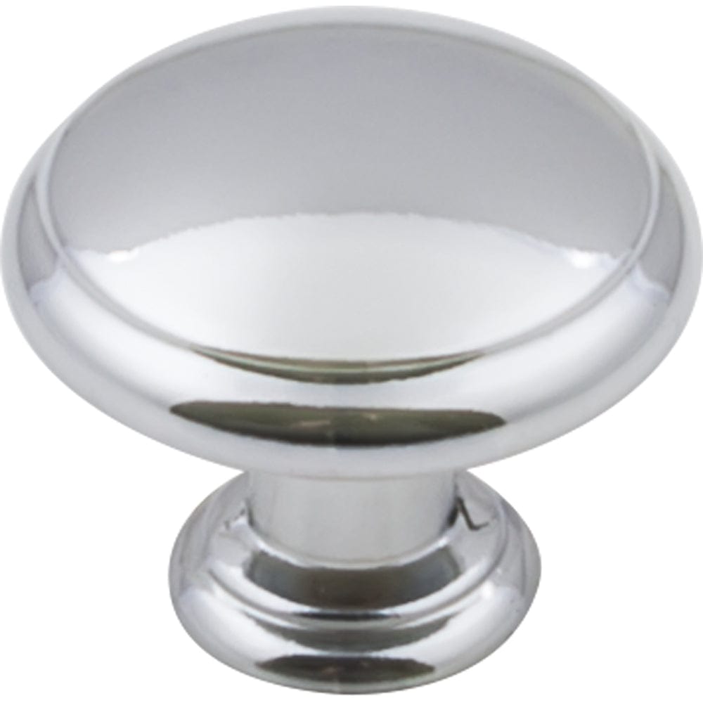 Gatsby Knob, 1-3/16" Dia., Polished Chrome alt 0