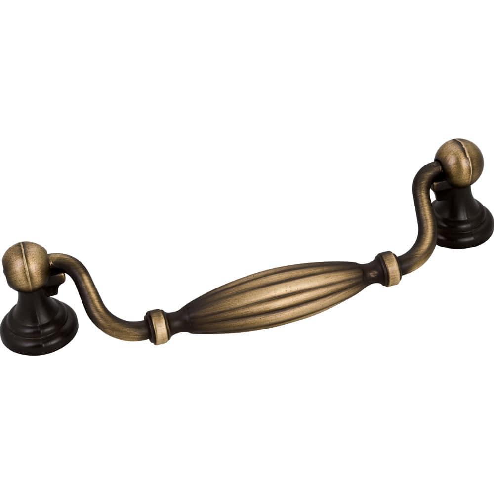 Glenmore Pull, 128 mm C/C, Antique Brushed Satin Brass alt 0
