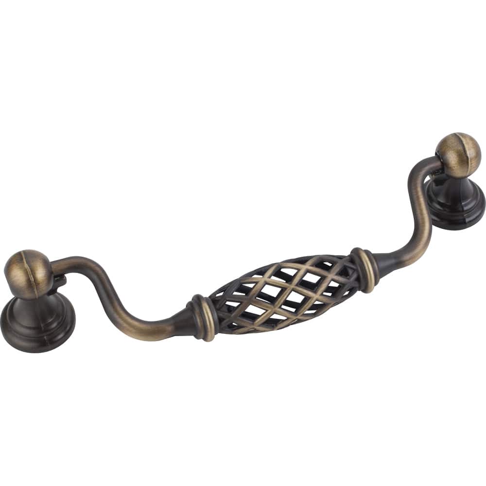 Tuscany Pull, 128 mm C/C, Antique Brushed Satin Brass alt 0
