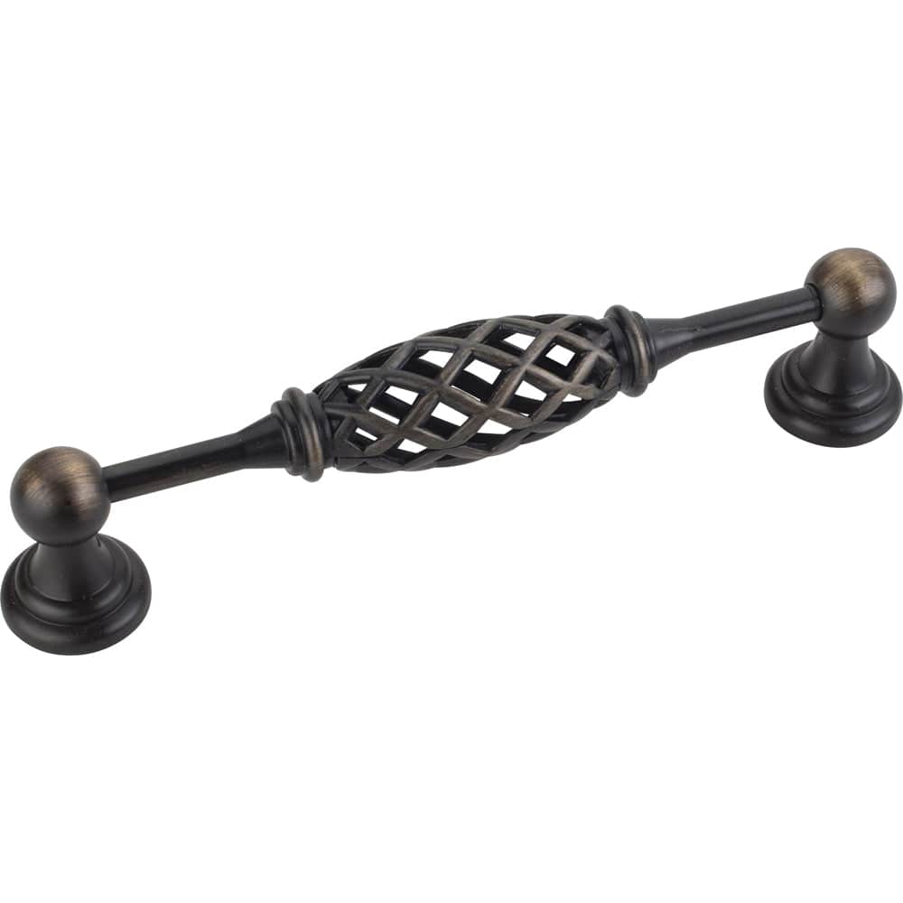 Tuscany Pull, 128 mm C/C, Antique Brushed Satin Brass alt 0