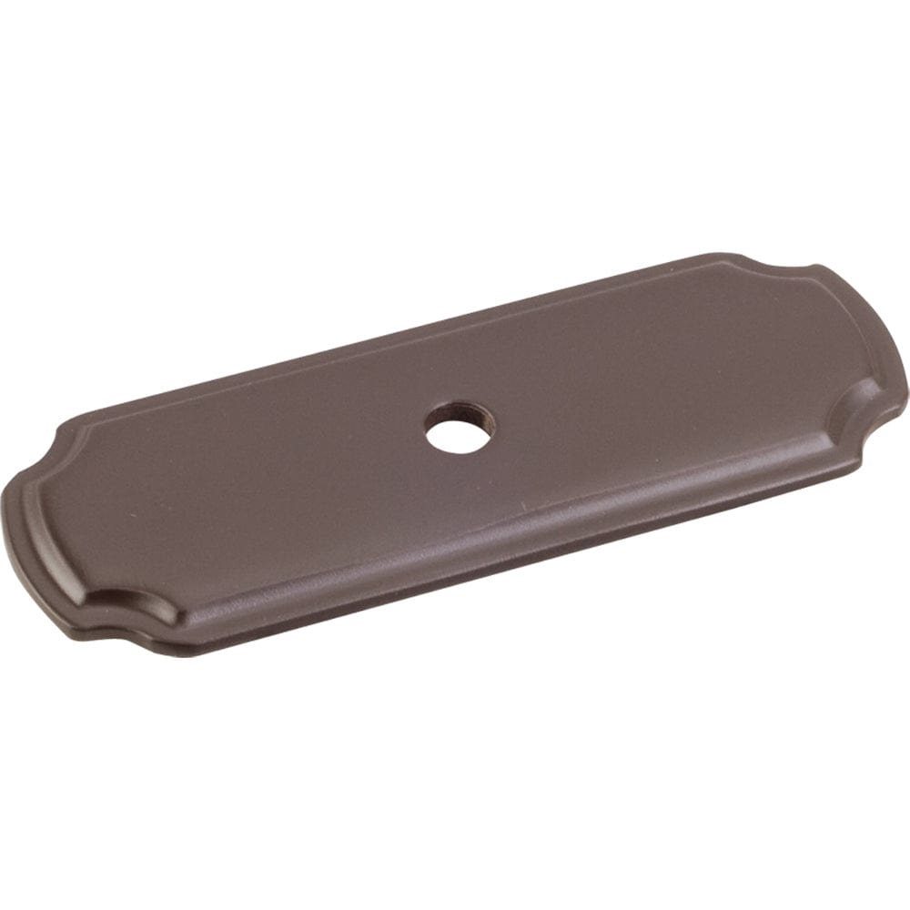 Knob, Backplate, 2-13/16" O.L., Dark Bronze alt 0