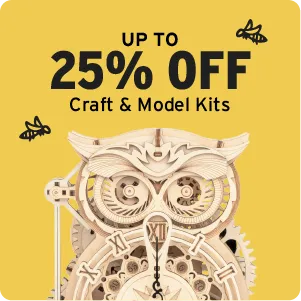 Up to 25% off craft & model kits