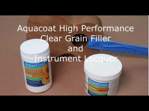 Aqua Coat High Performance Clear Grain Filler and Instrument Lacquer