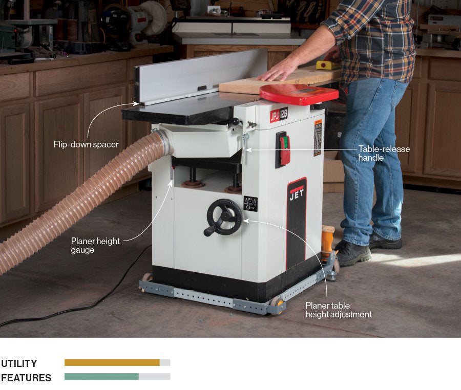 JET Combo Planer-Jointer Presented by Woodcraft