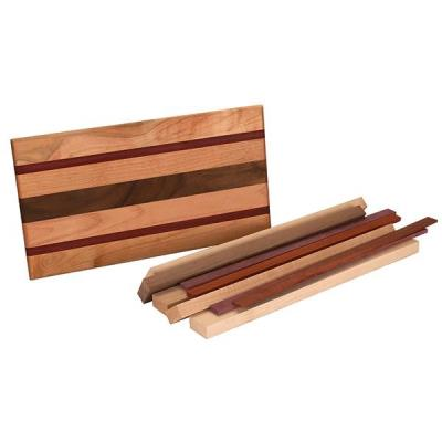 Step-by-step process showing how to make a cutting board