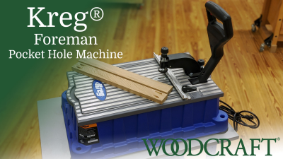How to use the Kreg Foreman Electric Pocket Hole Machine