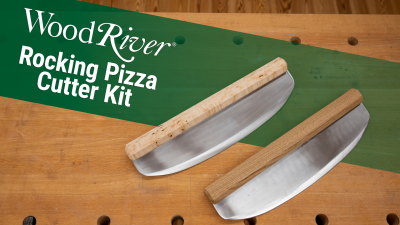 Make A Giant Pizza Cutter with a WoodRiver Rocking Pizza Cutter Kit