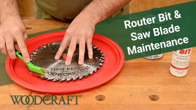 Let's Talk About Router Bit and Saw Blade Maintenance