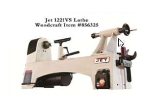 Woodcraft Offers NEW JET 1221VS Lathe