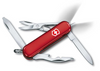 Swiss Army knife with multiple tools extended, including blade, scissors, and screwdriver, on white background