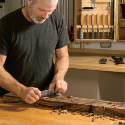 Sharpen A Scraper...And Put It To Work