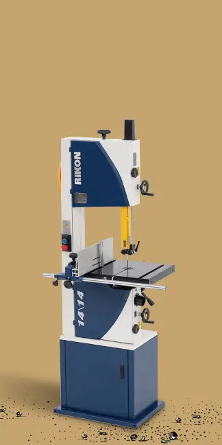 Rikon band saw on a beige background