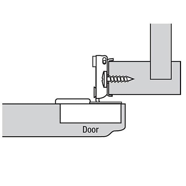 3/4" OVERLAY FACE FRAME HINGE alt 1