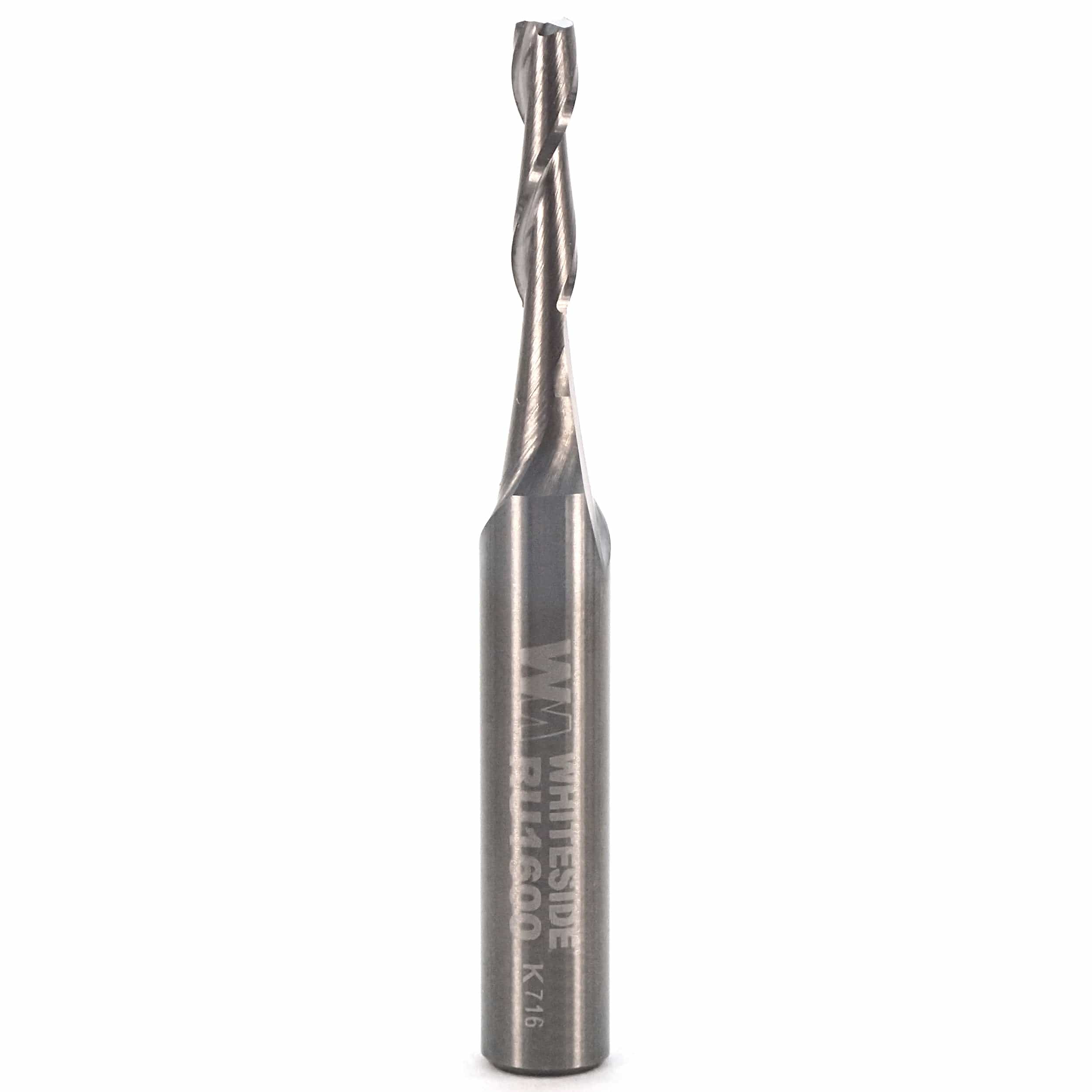 Buy Whiteside RU1600 Solid Carbide Spiral Upcut Router Bit 1 4 Sh 1 8 D ...