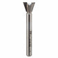 D18-50 Dovetail Router Bit 18 Degree 1/4" SH 1/2" D x 3/8" C x 2-1/4" OL alt 0