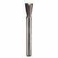 D8-375 Dovetail Router Bit 8 Degree 1/4" SH 3/8" D x 1/2" C x 2-3/8" OL alt 0