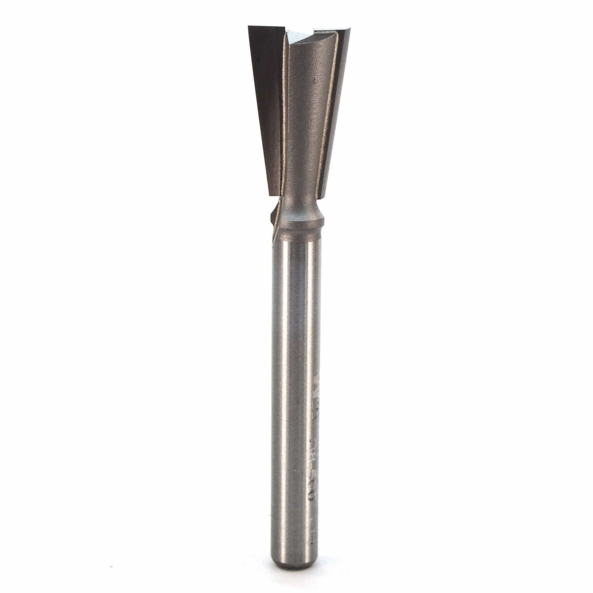 D8-500 Dovetail Router Bit 8 Degree 1/4" SH 1/2" D x 13/16" C x 2-3/4" OL alt 0