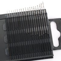 20-Piece Wire Gauge Size Micro Drill Bit Set alt 0