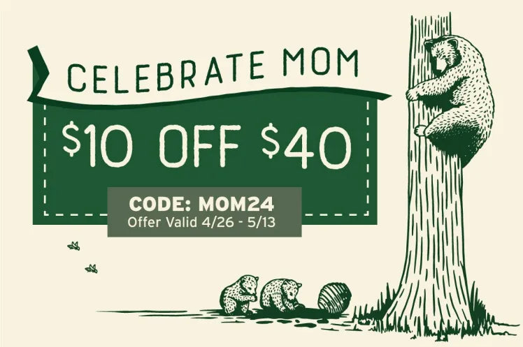 $10 off $40 with coupon code MOM24