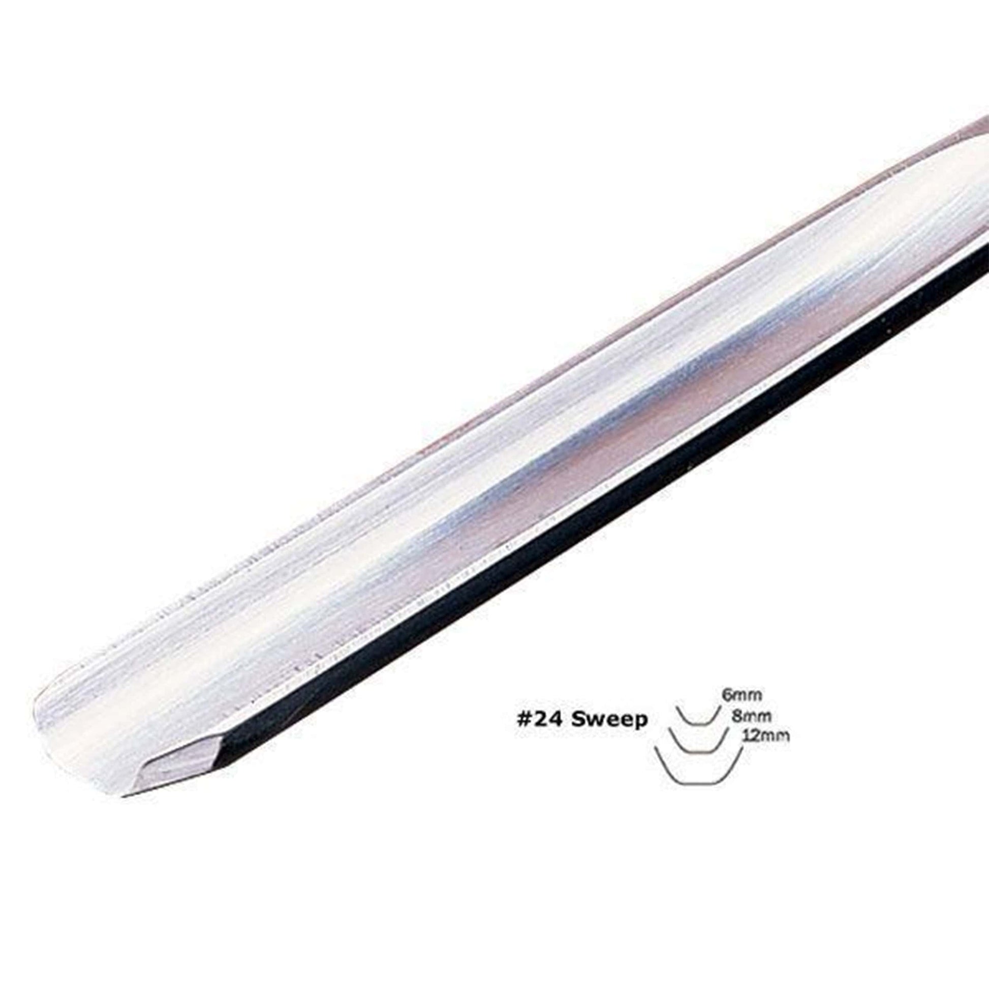 pfeil Swiss made #24 Sweep Fluteroni Gouge 8 mm Full Size | Woodcraft
