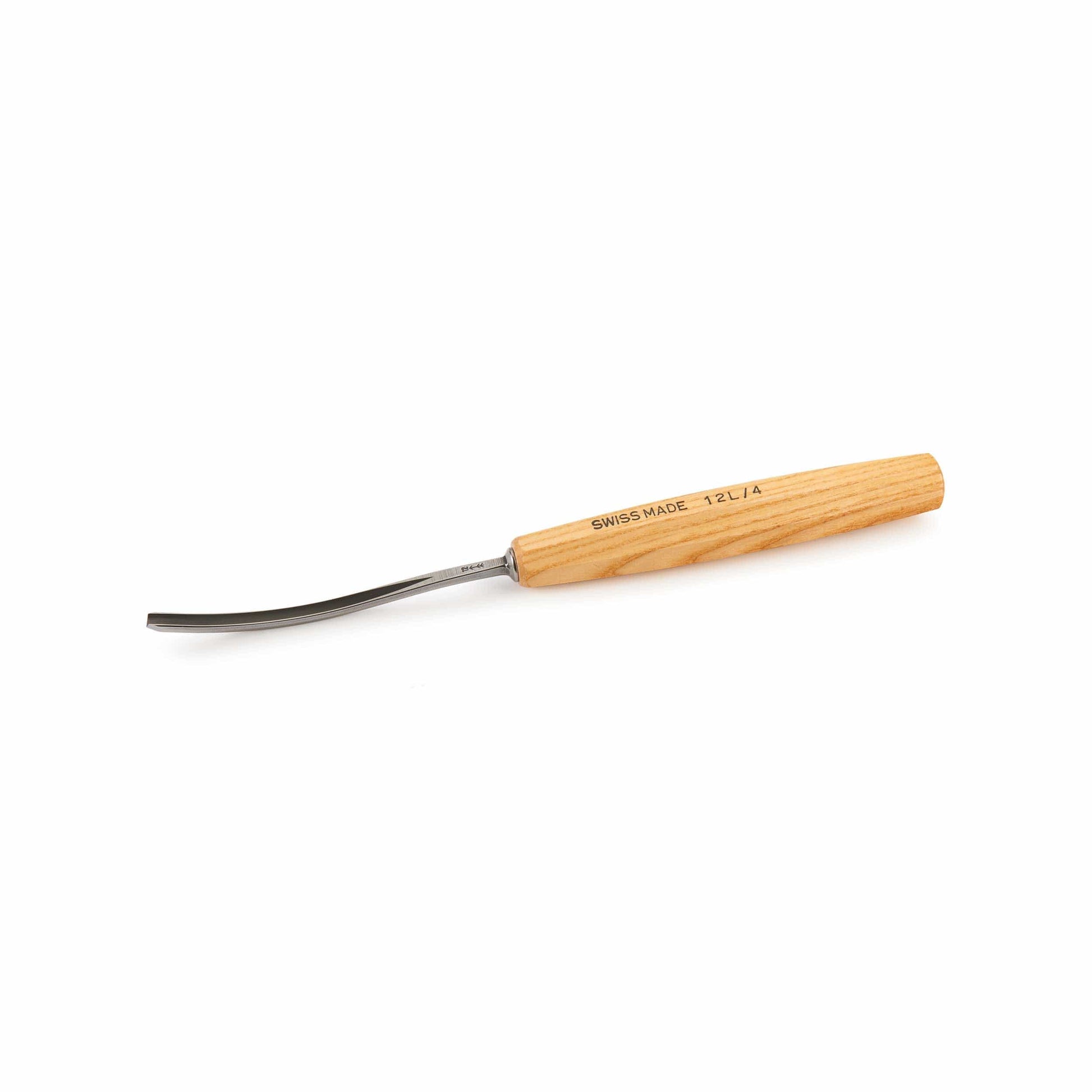 Pfeil Swiss Made 6mm #12 Long Bent V-Parting Tool - Wood Carving Gouge