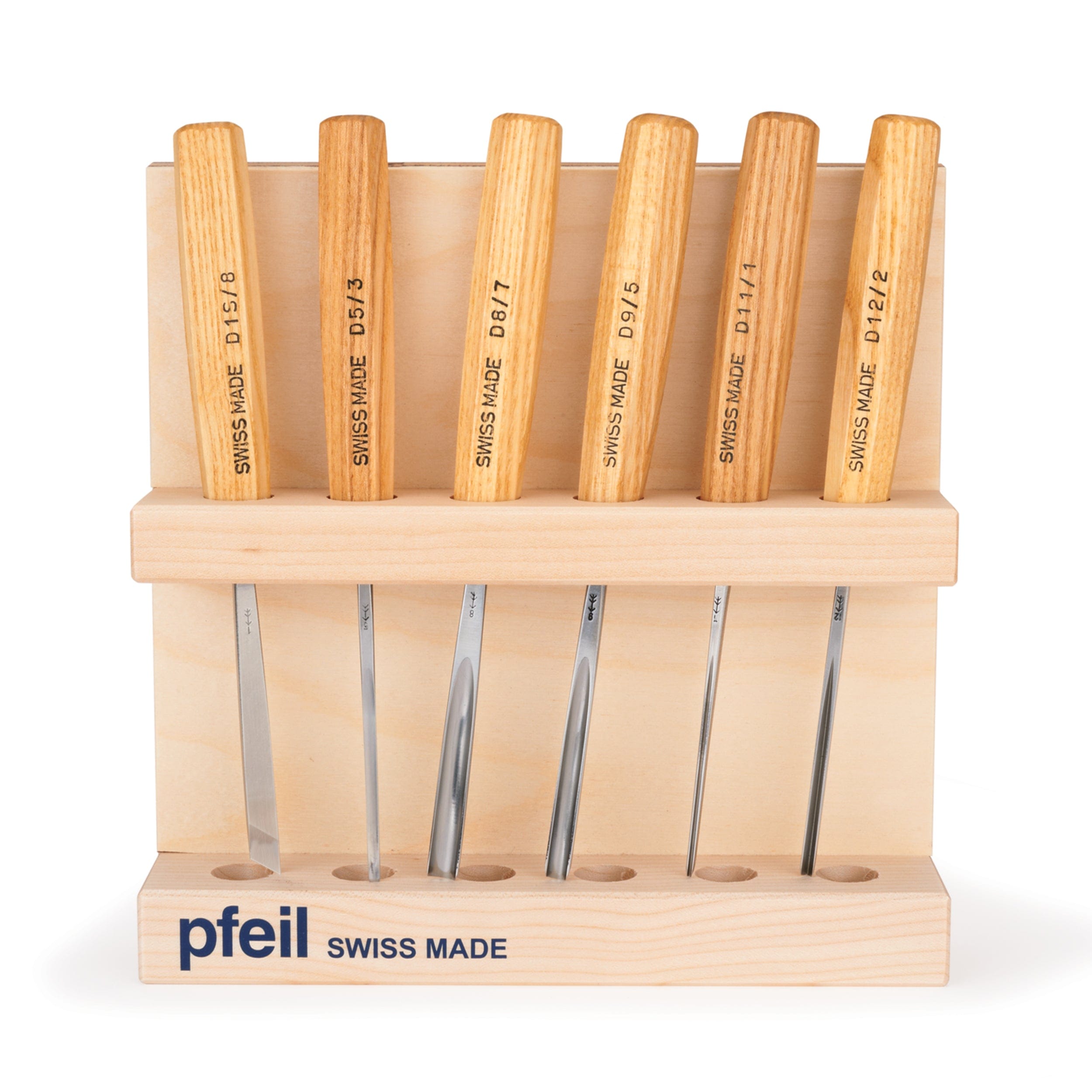 pfeil Swiss made Carving Tool Intermediate Size Set B 6 piece | Woodcraft