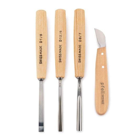 Carving Tool Starter Set Intermediate Size Set 4 piece alt 0