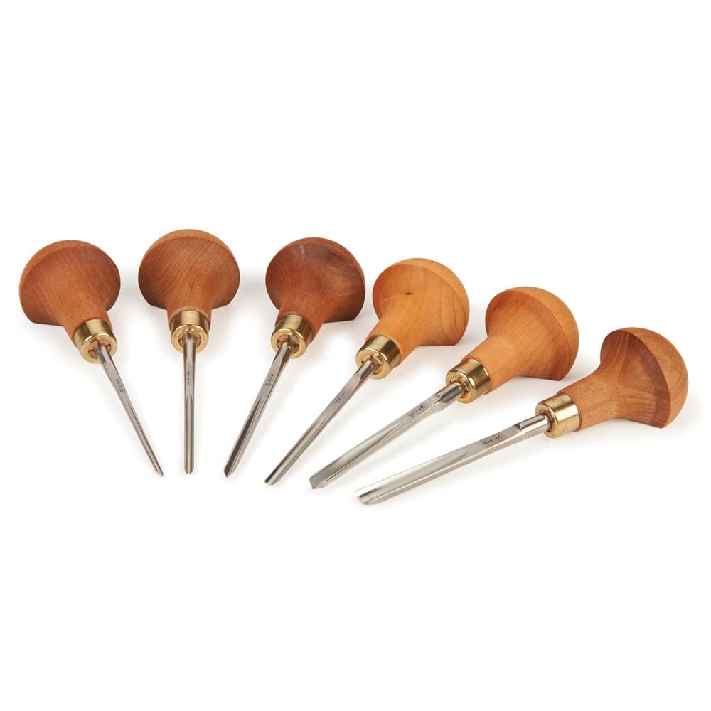 pfeil Carving Tool Palm Handled Set C 6 piece | Woodcraft
